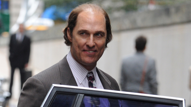 Illustration for article titled Committed Actor Matthew McConaughey Goes Bald for a Movie Role